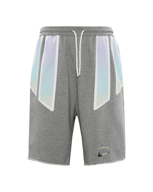 Nike Gray X Pigalle Fleece Shorts Heather' for men