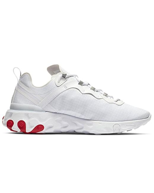 Nike White React Element 55 University' for men