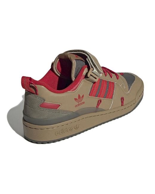 Adidas Brown Forum 84 Camp Low 'Cardboard Scarlet' for men