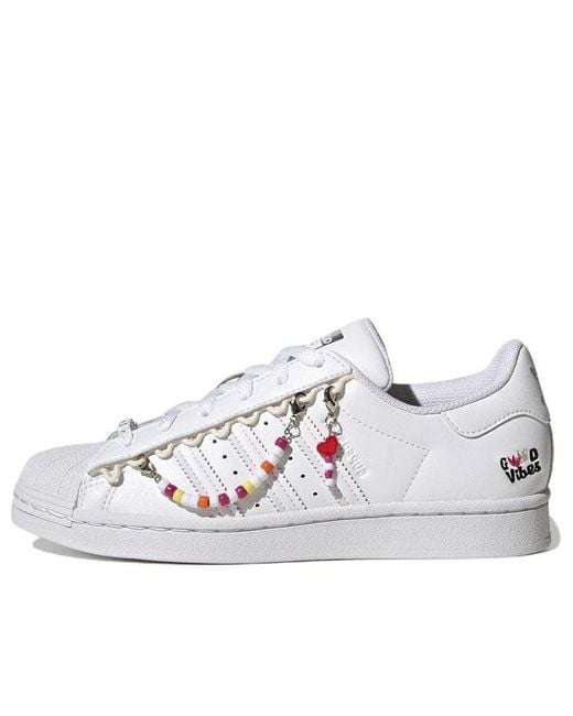 Adidas White (Wmns) Superstar 'Good Vibes'