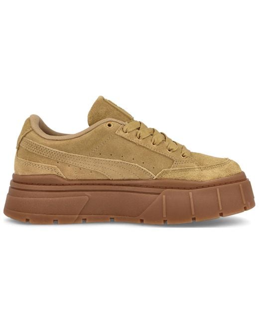 PUMA Brown (Wmns) Mayze Stack Suede