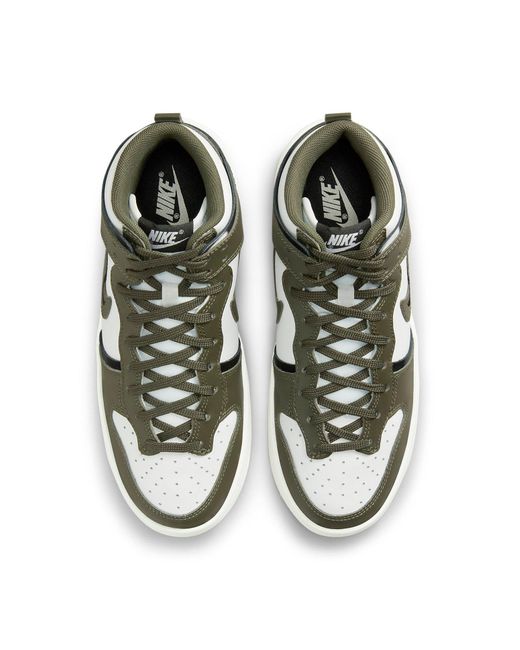 Nike Black (Wmns) Dunk High Up 'Cargo Khaki'