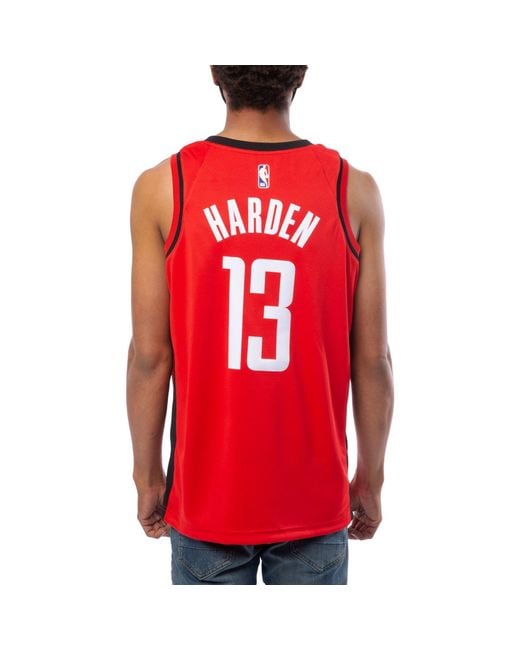 Nike Red Nba Houston Rockets Swingman Edition Jersey 'James Harden' for men