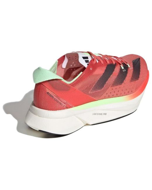 Adidas Red (Wmns) Adizero Adios Pro 3 'Preloved Scarlet Aurora Met Solar'