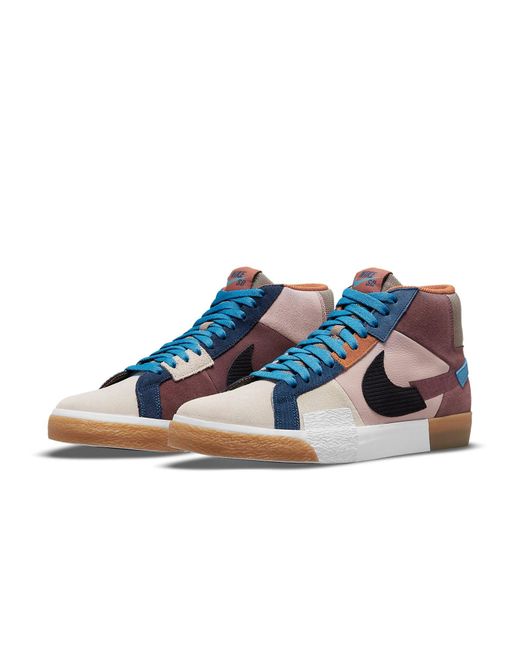 Nike Blue Zoom Blazer Mid Premium Sb 'Mosaic Pack for men