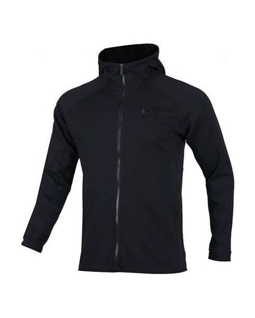 Nike Blue As Dry Showtime Hoodie Fz for men