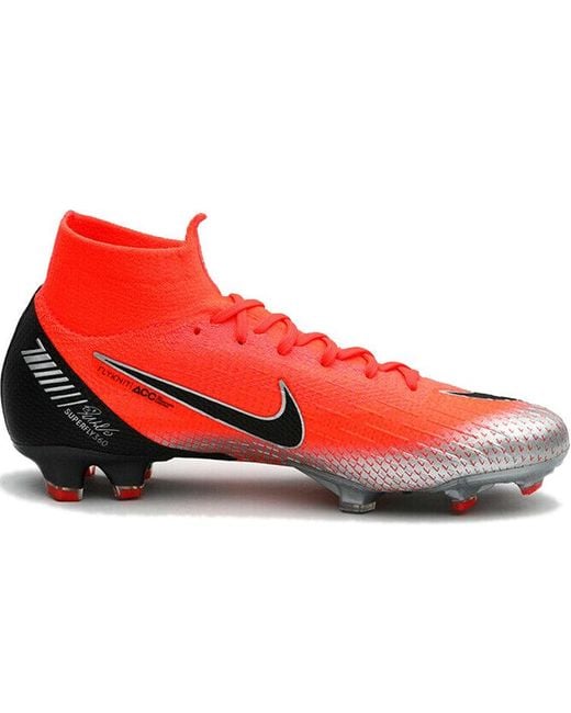 Nike Red Mercurial Superfly 6 Elite Cr7 Fg 'Flash Crimson' for men