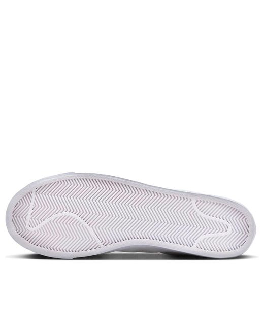 Nike White Tennis Classic Ac Aura' for men