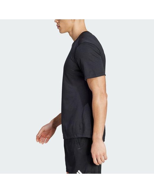 Adidas Black Hiit Better Tee for men