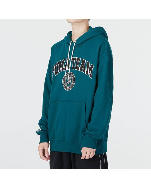 PUMA Blue Team Hoodie for men