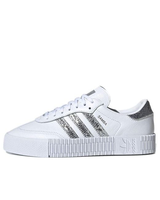 Adidas White (Wmns) Sambarose
