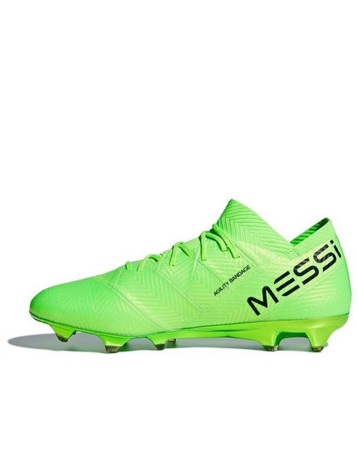 adidas Nemeziz Messi 18.1 Fg in Green for Men | Lyst