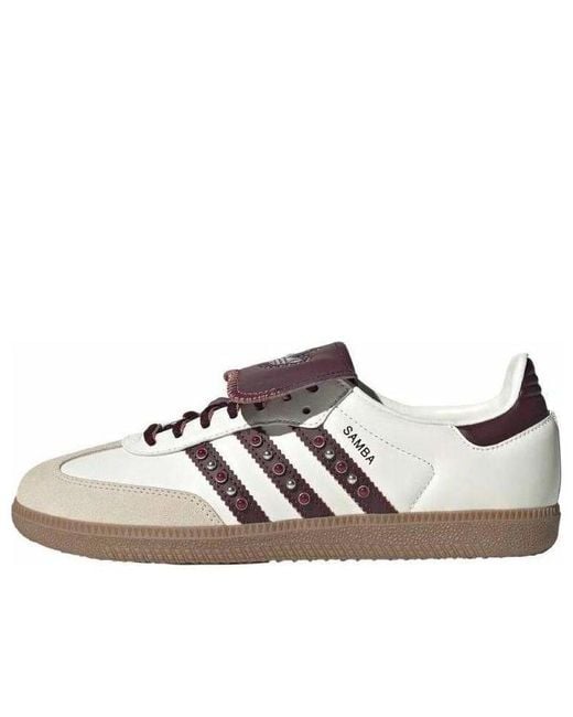 Adidas White Samba Lt 'Hemp Off-