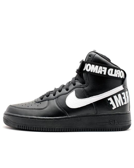 Nike Supreme X Air Force 1 High Sp 'black' for Men | Lyst