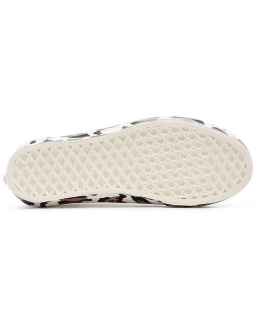 Vans White Animal Old Skool Tape Sneakers Black for men