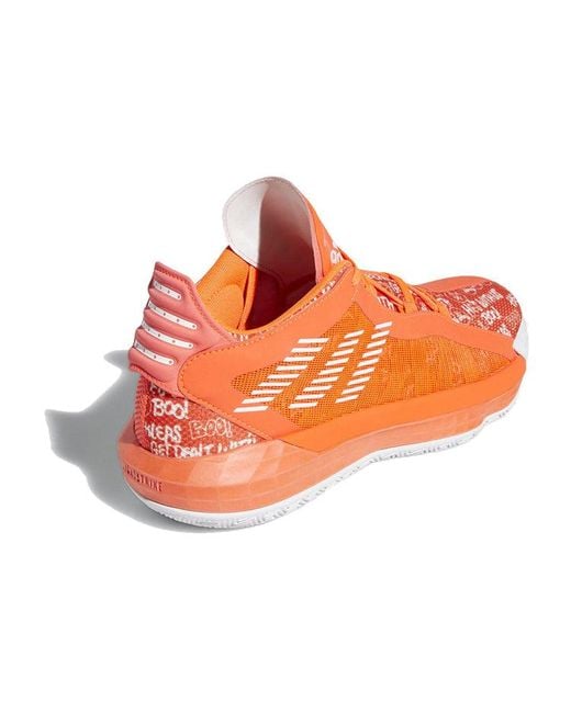 Adidas Orange Dame 6 'Solar' for men
