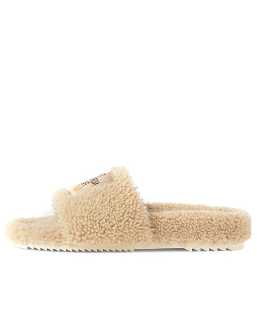Gucci Natural X The North Face Merino Wool Slides for men