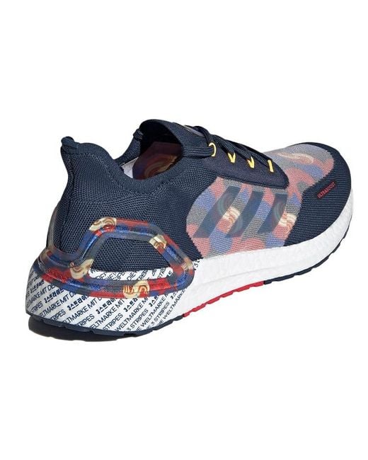 Adidas Blue Ultraboost 20 Seoul 'Crew Scarlet' for men