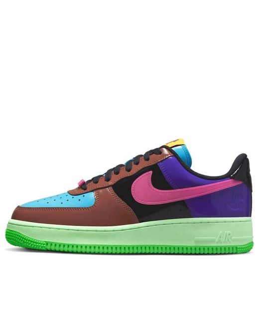Nike Blue X Undefeated Air Force 1 Low 'Multi-Patent Prime' for men