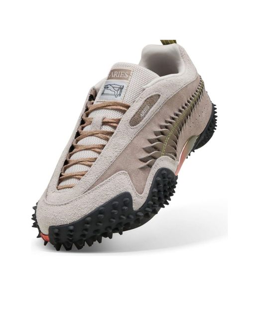 PUMA Gray X Aries Mostro Suede' for men