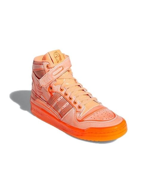 Adidas Orange Jeremy Scott X Forum High 'Dipped for men