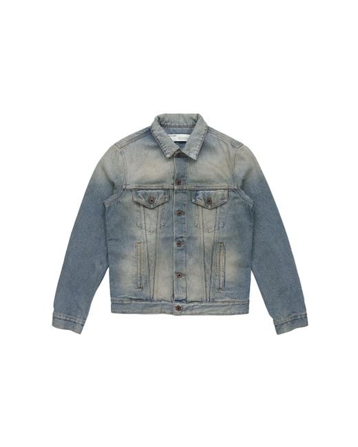 Off-White c/o Virgil Abloh Blue Arrow Denim Jacket Denim for men