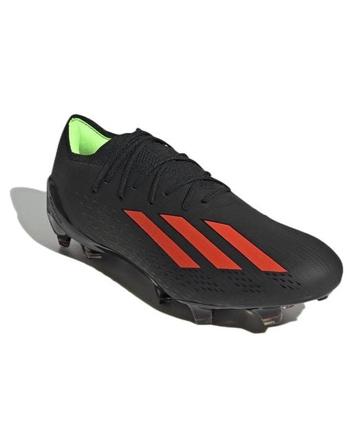 Adidas Black X Speedportal.1 Fg Solar' for men