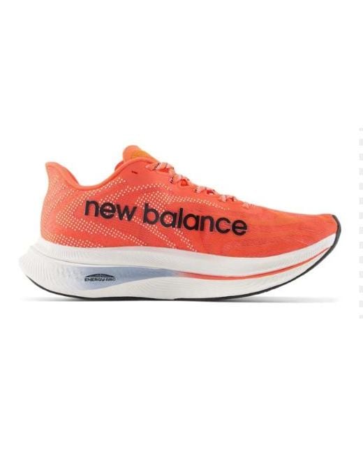 New Balance Red Fuelcell Supercomp Trainer V2 'Neon Dragonfly' Mrcxck3 for men