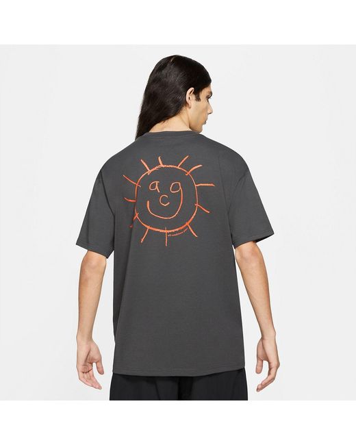 Nike Black Acg Sunshine Tee 'Smoke' for men