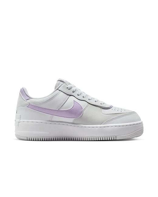 Nike White (Wmns) Air Force 1 Shadow Lilac Bloom'