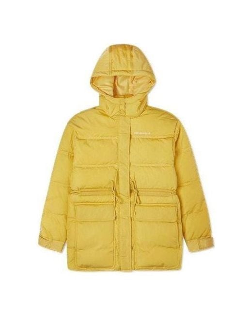 Converse Yellow (Wmns) Cargo Hooded Down Jacket