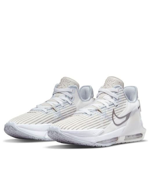 Nike White Lebron Witness 6 Ep Metallic Pewter' for men