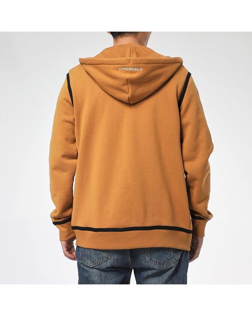 Converse Brown Utility Full Zip Hoodie Asia Sizing 'Dark Soba'