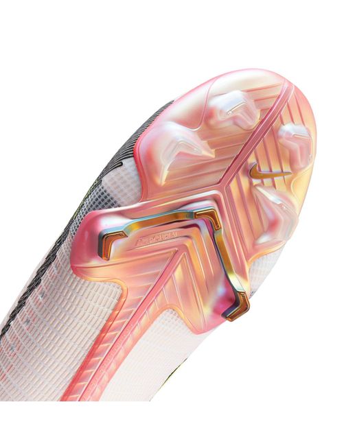 Nike White Mercurial Superfly 8 Elite Fg 'Rawdacious' for men