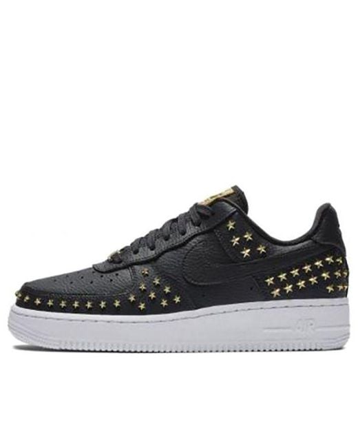 Nike Black (Wmns) Air Force 1 Low 'Star-Studded'
