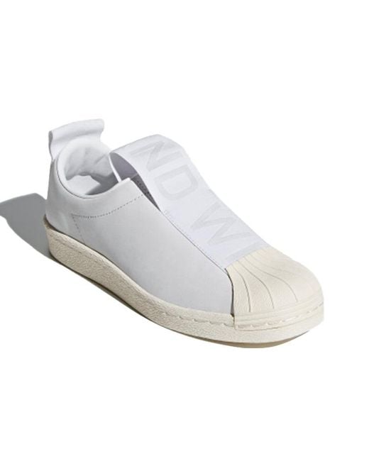 Adidas White (Wmns) Superstar Bw3S Slip-On