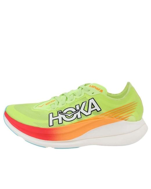 Hoka One One Green Rocket X 2 'Lettuce Solar Flare' for men