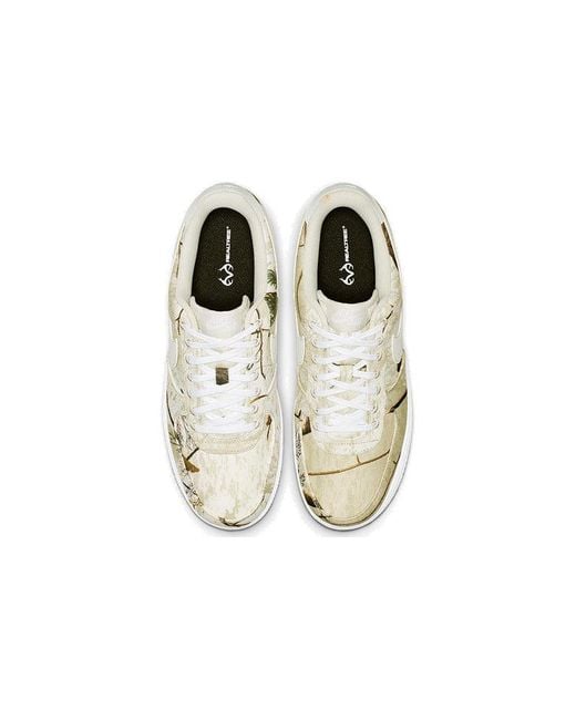 Nike White X Realtree Air Force 1 Low Camo' for men
