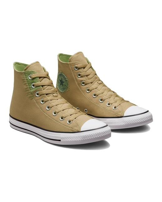 Converse Brown Chuck Taylor All Star Stitched Patch 'Khaki' for men