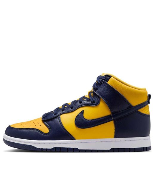 Nike Blue Dunk High Retro Se Shoes for men