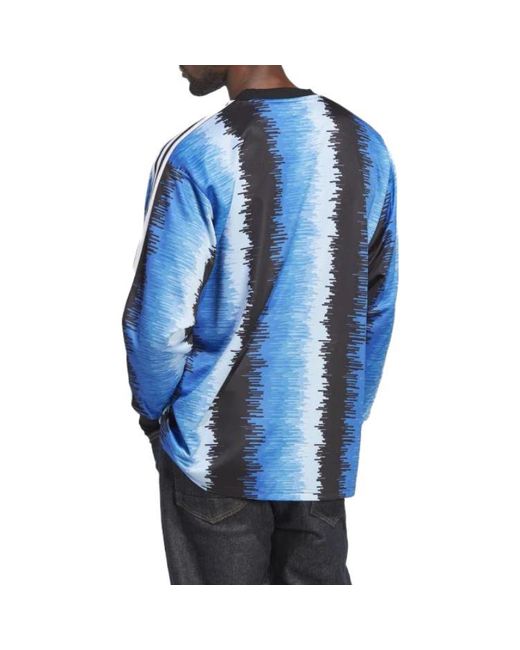 Adidas Blue Manchester United Icon Goalkeeper Jersey Real' for men