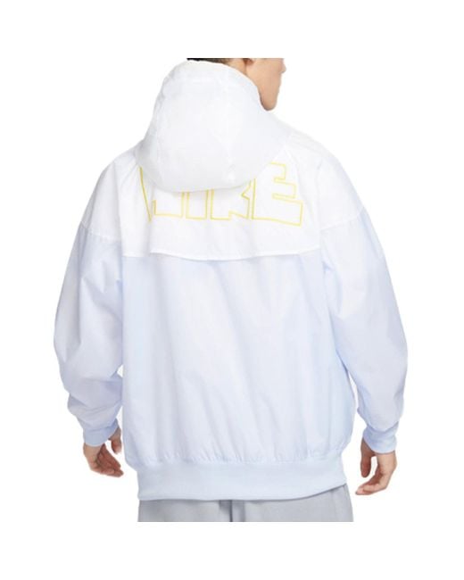 Nike Blue Windrunner Woven Lined Jacket for men