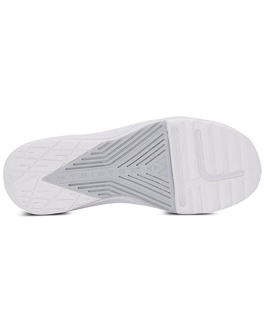 Under Armour White Project Rock Bsr for men