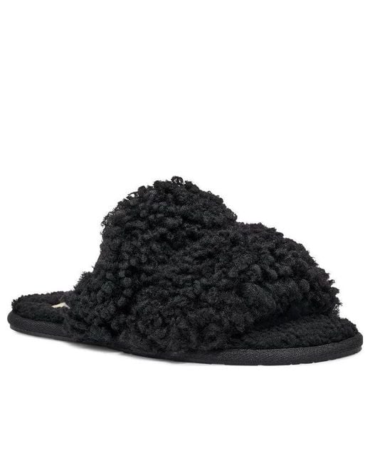 Ugg Black (Wmns) Maxi Curly Scuffetta