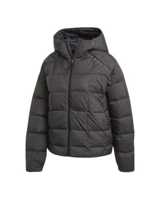 Adidas Gray Z.N.E Down Hooded Jacket for men