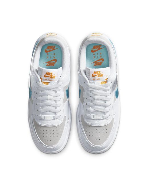 Nike White (Wmns) Air Force 1 Shadow Glacier Ice'
