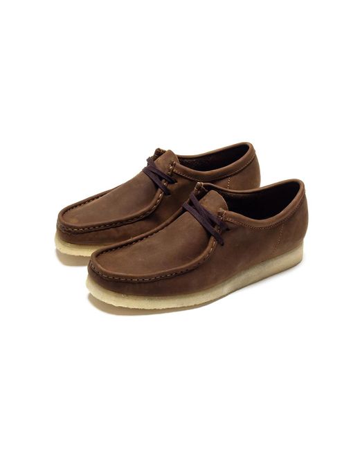 Clarks Brown Wallabee 'Beeswax' for men