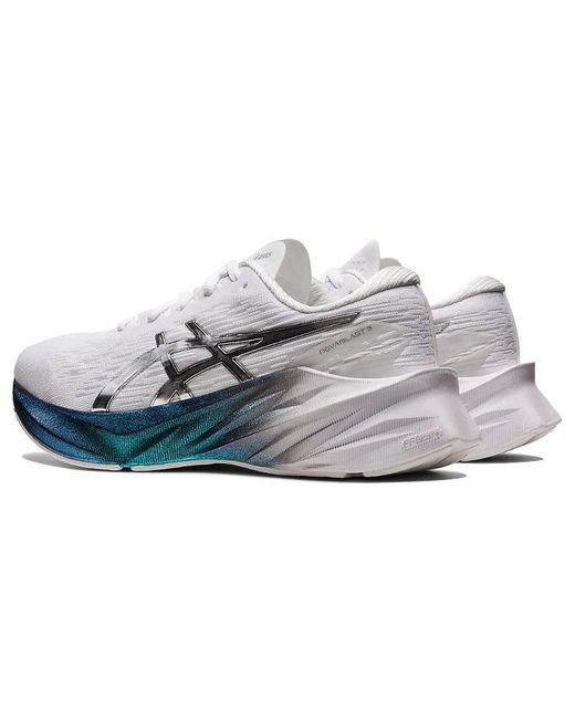 Asics Blue (Wmns) Novablast 3 Platinum Metallic'