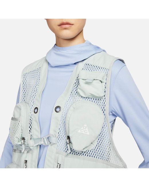 Nike Blue Acg Buttles Vest 'Sliver'