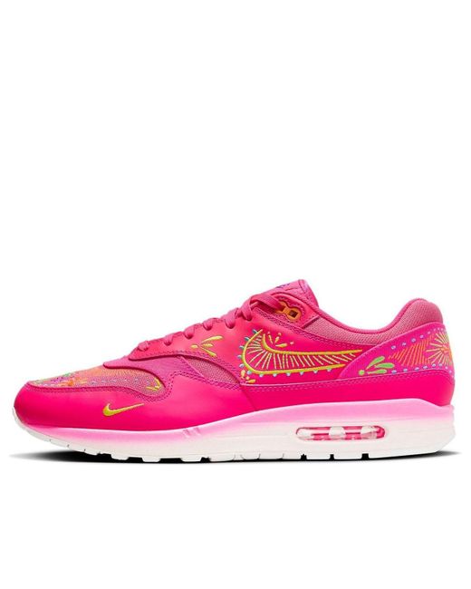 Nike Pink Air Max 1 Premium 'Da De Muertos' for men